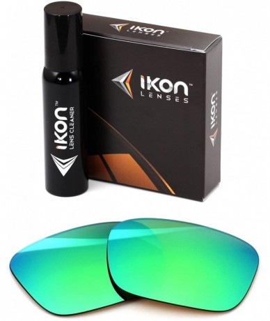 Sport Polarized Replacement Lenses for Spy Helm Sunglasses - Multiple Options - Emerald Green Mirror - C4120YTGRD7 $27.91