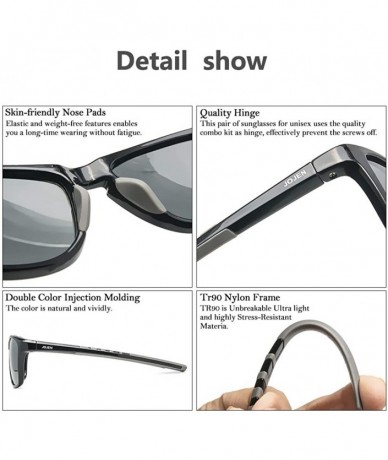 Sport Polarized Sports Sunglasses for men women Baseball Running Cycling Fishing Golf Tr90 ultralight Frame JE001 - C518Y73C7...