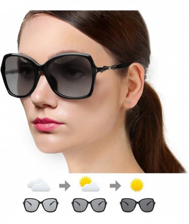 Butterfly Oversized Sunglasses for Women - Fashion Polarized Sun Glasses - Classic Eyewear with 100% UV Protection - CH18U5MW...