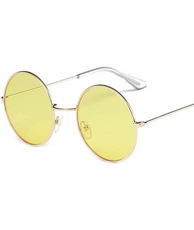 Oval Sunglasses Suitable Shopping Polarizer - Yellow - CM197WHNCHA $29.95