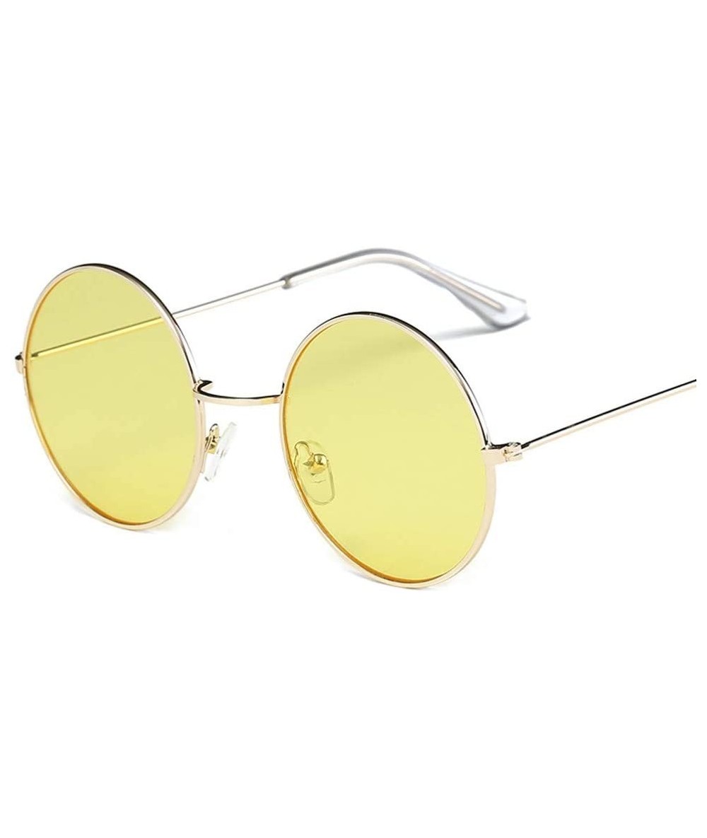 Oval Sunglasses Suitable Shopping Polarizer - Yellow - CM197WHNCHA $29.95