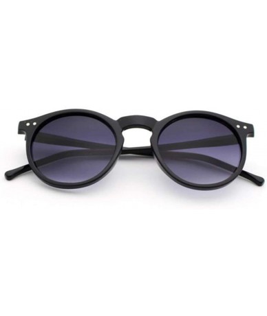 Square Round Sunglasses Women Multicolour Frame Mercury Mirror Lens Glasses Men Coating Round Sunglasses - Bsilver - CI194OO8...
