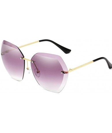 Rectangular Women's fashion Polarized Sunglasses - Violet - CE18SGD3NIL $15.22