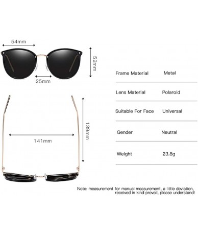 Square HD Vintage Classic Polarized Sunglasses for Men Women Around Rectangular Designer Style UV400 Protection - E - CU197AZ...