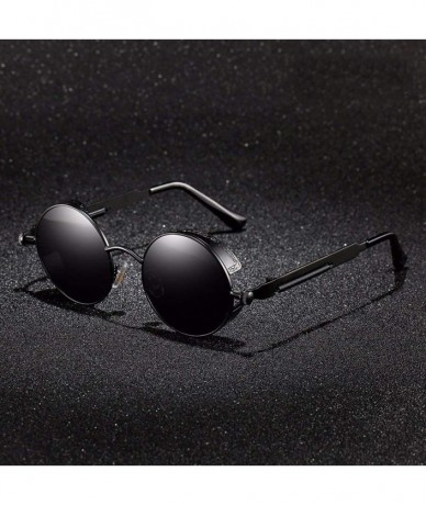 Aviator Polarizing Glasses Steam Punk Sunglasses European and American Sunglasses - D - CI18QQGCZ8K $38.16