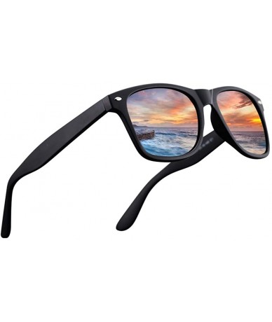 Square Polarized Mens Classic Trendy Stylish Sunglasses UV400 Clip-on Over Precription Glasses NCS004 - C018RO7W57O $11.12