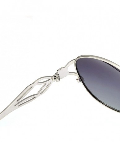 Butterfly Butterfly Sunglasses Polarized Diamond Sunglasses Women Driving Coating Sunglasses - Golden Red - CV18TZKD5GA $50.67
