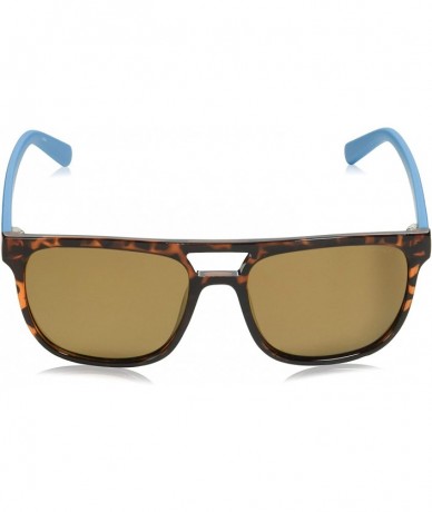 Rectangular mens N3633sp Rectangular Sunglasses - Dark Tortoise/Brown Polarized - CZ18KN5AWHR $47.32