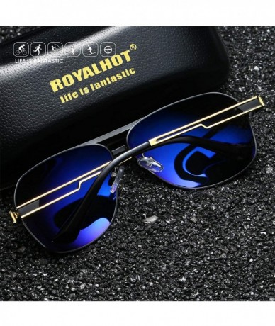 Aviator Polarized Sunglasses for Men Driving Avaitor Sun Glasses Women lentes de sol - Grey Grey - CG194W9C3GD $13.50