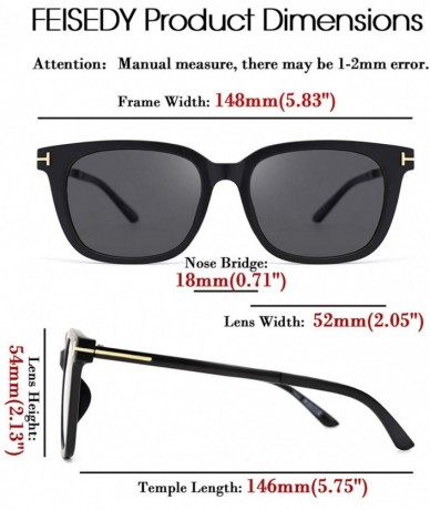 Wrap Retro Square Sunglasses TR90 Frame Men Women Polarized Sunglasses Boyfriend Style B2599 - Black - CT198HD25LH $13.87