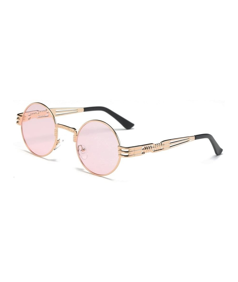Sport Clearance! Women Sunglasses-Summer Vintage Retro Round Eyewear Unisex Fashion Mirror Lens Travel Glasses (C) - C - C118...