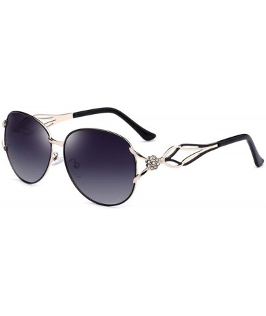 Butterfly Butterfly Sunglasses Polarized Diamond Sunglasses Women Driving Coating Sunglasses - Golden Red - CV18TZKD5GA $50.67