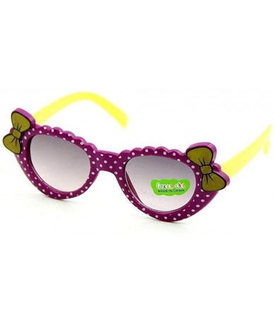 Aviator 2019 Kids Sunglasses Girls Brand Cat Eye Children Glasses Boys UV400 Bluepink - Redwhite - CK18XDWXKYH $11.06
