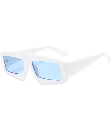 Rectangular Sunglasses for Women Rectangular Glasses Retro Sunglasses Eyewear Plastic Sunglasses Party Favors - D - CX18ONQW7...