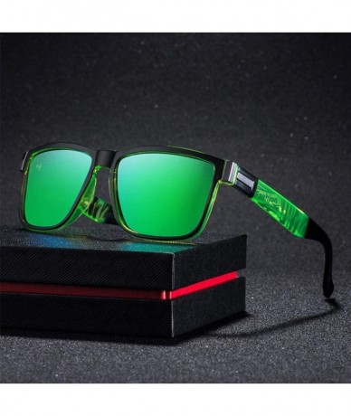 Aviator Sunglasses 2019 New Fashion Square Polarized UV400 Color Coating Sports 1 - 5 - C118YLZDS8U $7.53