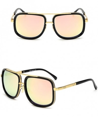 Rectangular Oversized Sunglasses luxury brand for Women and men Sun Glasses Square sunglasses - 2 - CW18EDC0SWQ $33.23