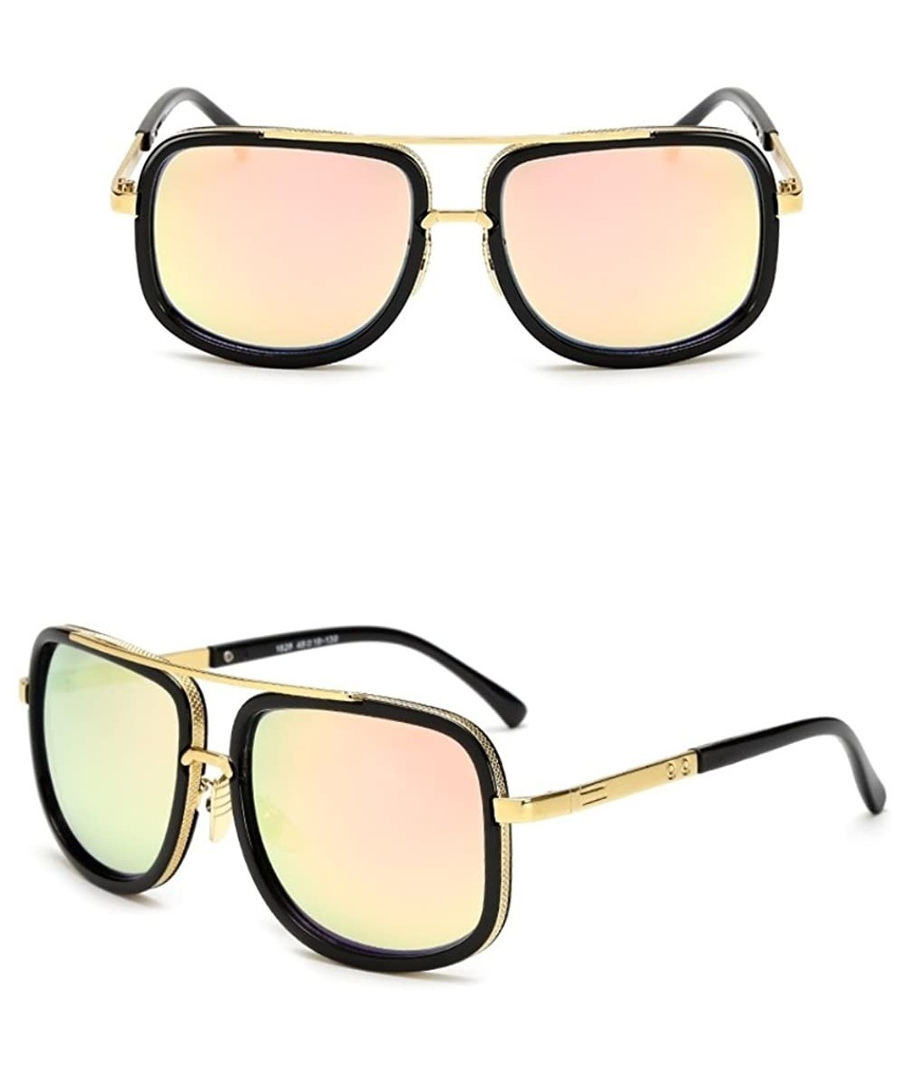 Rectangular Oversized Sunglasses luxury brand for Women and men Sun Glasses Square sunglasses - 2 - CW18EDC0SWQ $20.72