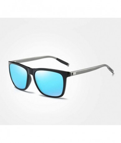 Square Polarized Sunglasses Classic Sunglass - 3 - CG190GHRZWH $47.54