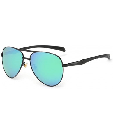 Aviator classic Aviator sunglasses polarizer driving mirror - Green Color - CK12JHBG3T1 $39.78