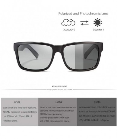 Sport Sunglasses Definition Polarization Discoloration - Green - CY18YM9AK6L $24.76