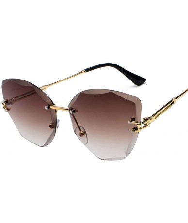 Goggle DESIGN Fashion Sun Glasses RimlWomen Sunglasses Vintage Alloy Frame Classic Shades Oculo - 2 - C0197Y7K07A $26.35