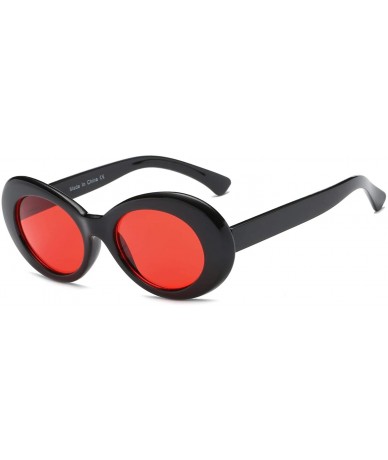Oval Sport an edgy look with these oval women Sunglasses - Red - CV18WU5IQAA $21.33