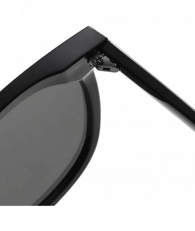 Round Round Oversized Sunglasses for Women Men UV Protection 8057 - Black/Black - CH1963ATM73 $7.97