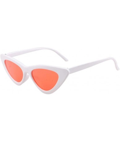Semi-rimless Sunglasses Colorful Protection - H - CO194YMIRNQ $17.02