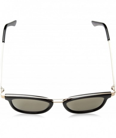 Square womens Ld216 Square Sunglasses - Black / Gold - C0180NZIGUX $39.33