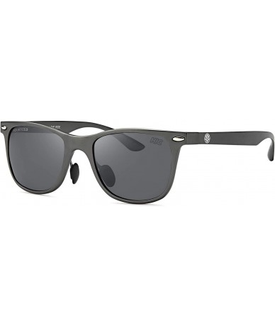 Sport Premium HIC Pro - Aluminum frame - Unisex Polarized Fashion Sport Sunglasses SRF/QTW - Gray - C318YRCZAQZ $43.35