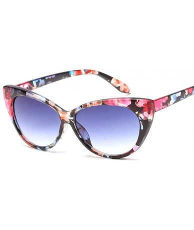 Aviator 2019 New Sexy Cat Eye Sunglasses Women Brand Designer Vintage Ladies Cateyes C9 - C2 - CL18YNDE23T $7.99