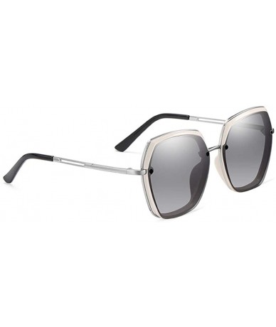 Goggle Women's Oversized Polarized Sunglasses Female Designer Mirror Sun Glasses for Ladies Goggle UV400 - CS199HWN7ME $27.45