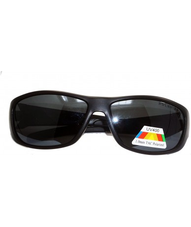 Sport Polarized Lens Sports Sunglasses -C494PM - Black - C418C3E577X $16.40