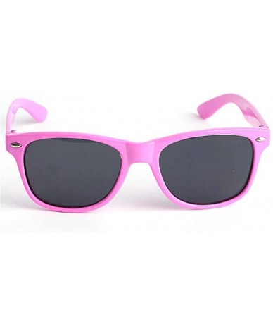 Oversized Vintage Boys Girls Sunglasses Children Cute Safety Coating Glasses UV 400 Black - Green - CJ18XE0QQZG $7.69