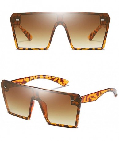 Square Oversized Square Sunglasses Vintage Retro Style Shades Glasses For Shooting Decor - F - C1196YY0WAQ $10.44