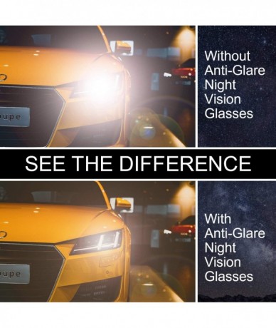 Square Glasses Driving Polarized Lens Rainy Indoors - Sliver - CK18AOIQ8SY $8.11