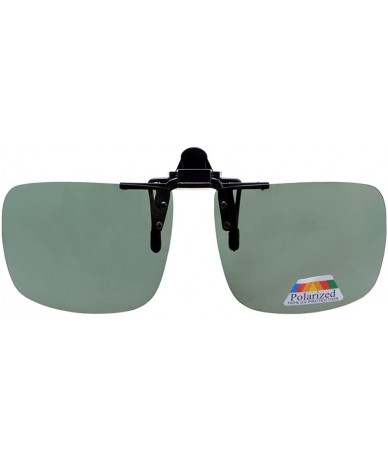 Square Large Polarized Flip up Sunglasses Clip on - G15 New - CH126NIYIXT $10.70