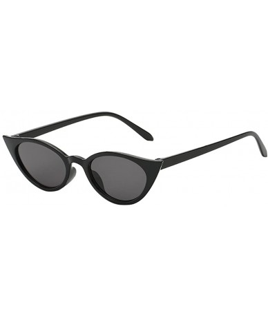 Cat Eye Women Man Vintage Cat Eye Irregular Shape Sunglasses Eyewear Retro Unisex - 6192e - C018RR2M2SQ $9.14