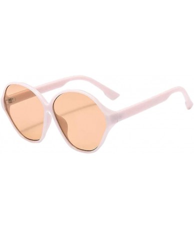 Oversized Men Women Square Sunglasses Retro Sunglasses Fashion Sunglass 2019 Fashion - E - CZ18TK703IH $7.62
