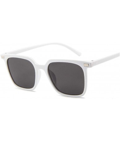 Aviator Square Small Sunglasses Women Fashion Sun Glasses Lady Brand Designer Vintage UV400 - Whitegray - CE198ZHEQR8 $25.10