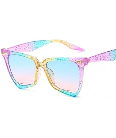 Cat Eye Cat Eye Leopard Sunglasses Women Vintage Sun Glasses Uv400 - Black Red - C3199QCMSM2 $7.99