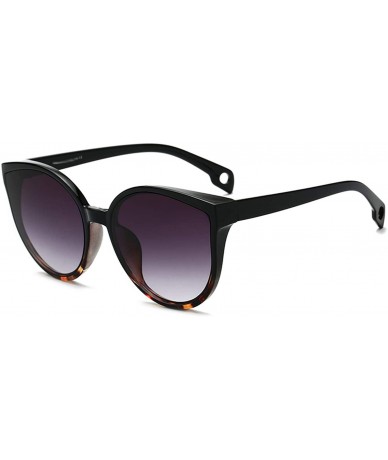 Oval Cat Eye Sunglasses Women Men Vintage Gradient Glasses Retro Sun Female Eyewear UV400 Fashion Drive Outdoor - C2 - CS197A...