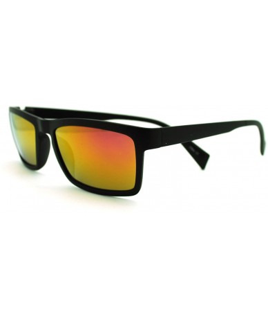 Rectangular Mens Minimal Thin Plastic Narrow Rectangular Agent Sunglasses - Black Purple - C211KP5XDJ7 $13.47