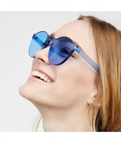 Round Unisex Fashion Candy Colors Round Outdoor Sunglasses Sunglasses - Dark Blue - C7199XUAAHE $14.50