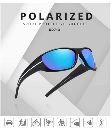 Sport Sports Sunglasses Polarized Night Vision Mirror Riding Outdoors with Men and Women's Sunglasses - CM18Z43KI4N $24.93