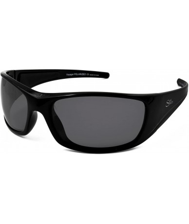 Wrap Voyager Floating Sunglasses for Men and Women - Black - CK12D5TRP4X $105.06