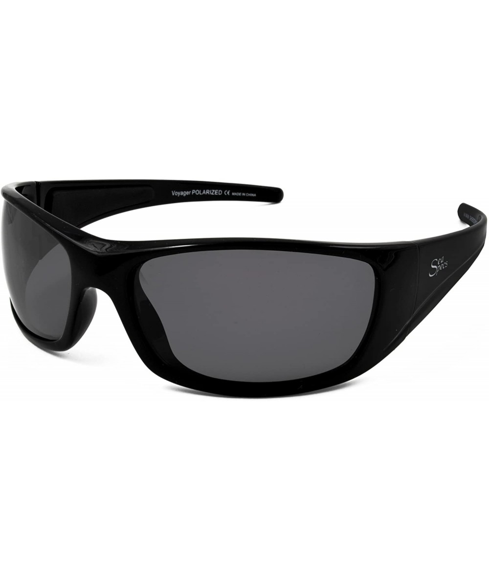 Wrap Voyager Floating Sunglasses for Men and Women - Black - CK12D5TRP4X $57.30