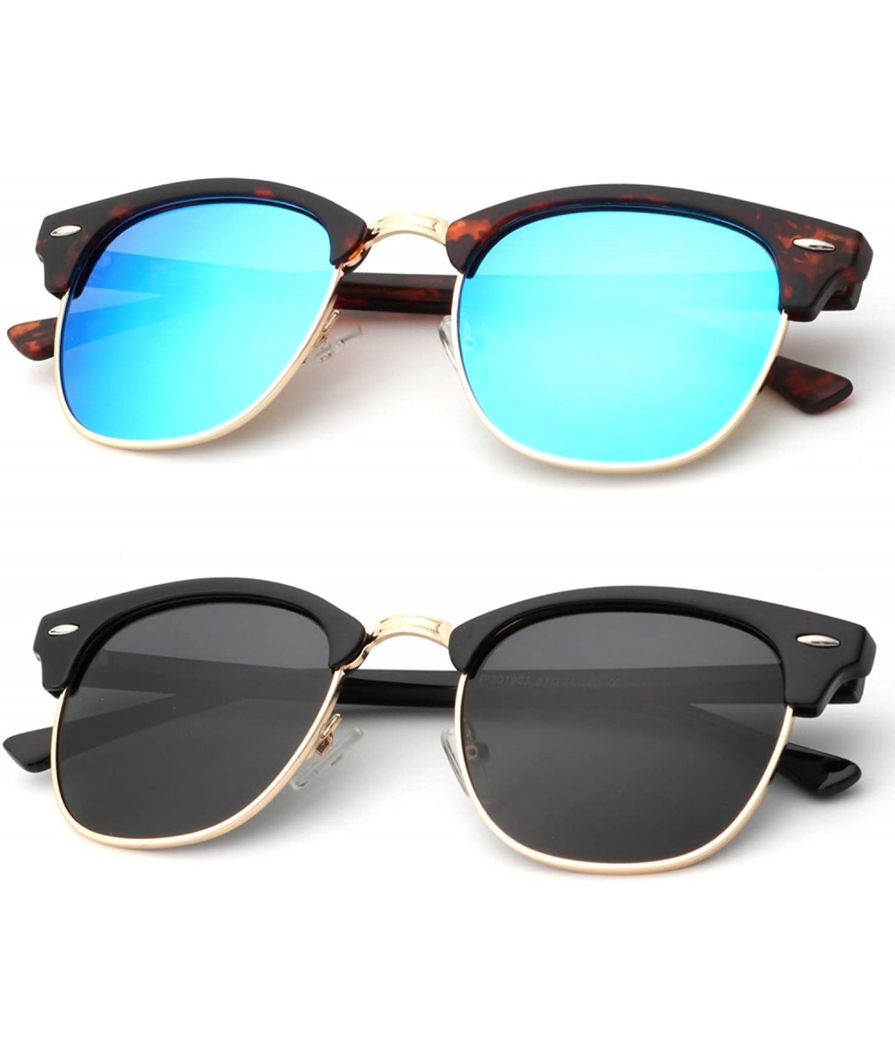 Unisex Polarized Sunglasses Stylish Sun Glasses for Men and Women Color  Mirror Lens Multi Pack Options - CZ18OKUHG5T
