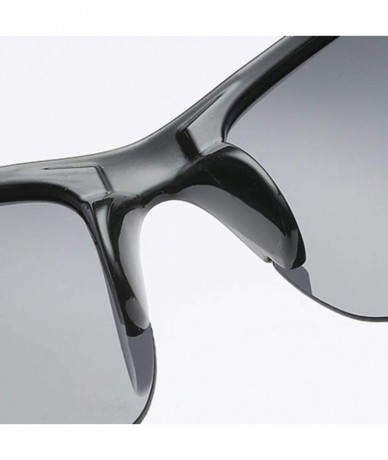 Goggle Cycling Glasses-Men's And Female Polarized Sunglasses Outdoor Sports Sunglasses - Blue - CR18XKA7W8T $21.33