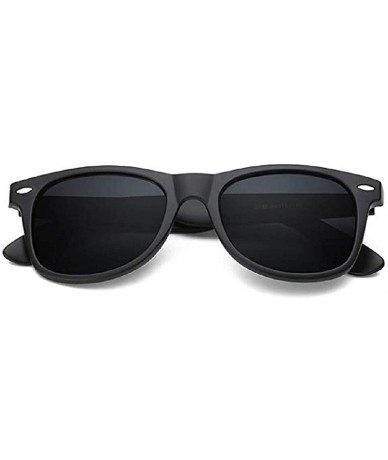 Wayfarer Polarized 80's Retro Classic Trendy Stylish Matte Sunglasses for Men Women With Microfiber Soft Case - CF18R54LMG8 $...